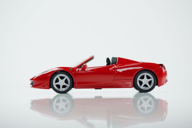 Illustration for article titled Kyosho Ferrari 9 1/64 #67 - Project Prancing Horse #67 - 2011 Ferrari 458 SpiderÂ